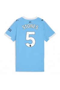 Fotbalové Dres Manchester City John Stones #5 Dámské Domácí Oblečení 2025-26 Krátký Rukáv